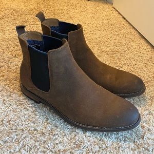 Aston Grey Chelsea Boots